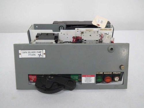 ALLEN BRADLEY 100-C16D10 600V 10A DISCONNECT FUSIBLE STARTER MCC BUCKET B384582