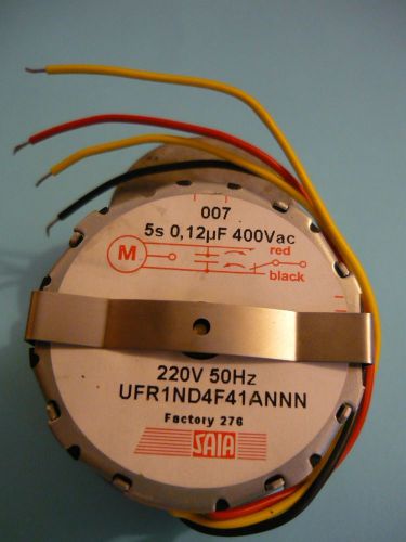 SAIA   220V50HZ    UFR1ND4F41ANNN   NEW   5S  0.12UF  400VAC    RATIO : 41 2/3