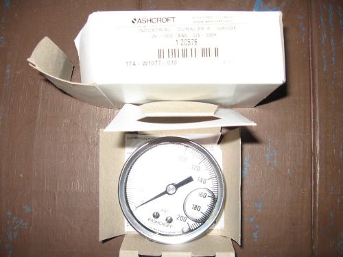 Ashcroft Pressure Gauge 0-200