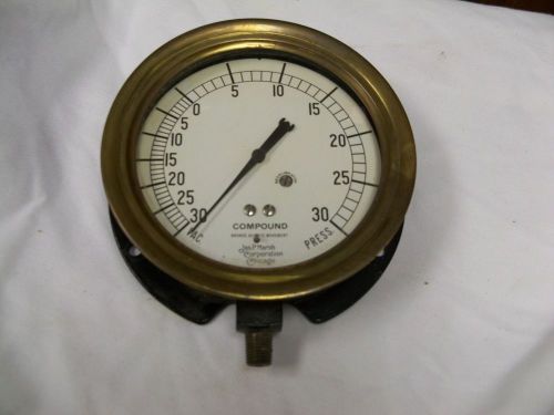 Vtg Pressure Vac #30 Gauge