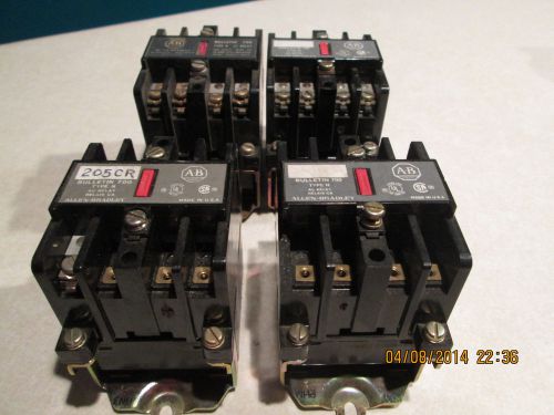 Allen Bradley 700-N800A1 Ser C AC Relay Type N, Lot of 4