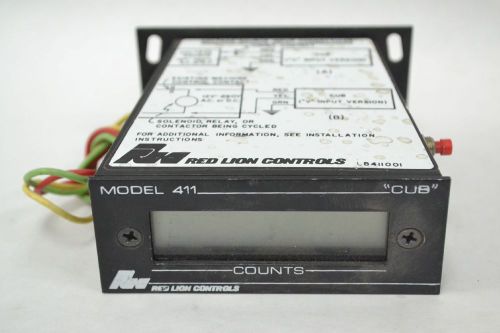 RED LION 411BMV00 DIGITAL DISPLAY CUB COUNTER 12-260V-AC/DC B331509