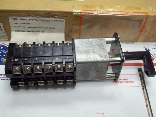 General Electric F4A19T1F1P1 SBM Rotary Switch  16SBMF4A19T1F1P1