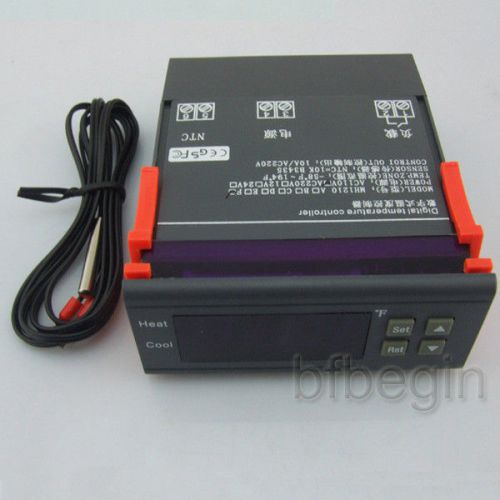 110v f ac temperature switch relay controller temp sensor incubation thermostat for sale