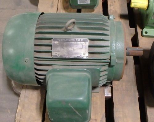 NEW Toshiba EQP III  10 HP electric motor, 575V, 3510 rpm, 2 poles, 215T frame