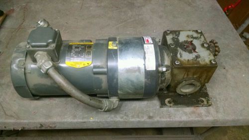 Dayton Magnetic Disk Brake 6K233D w/motor &amp; gear box