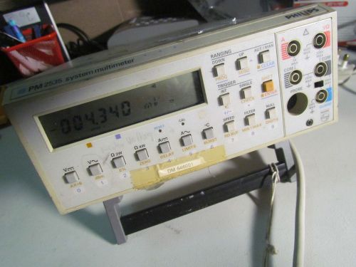 Philips Fluke PM2535 PM 2535 / 02 Digital Multimeter 6.5 digit DMM