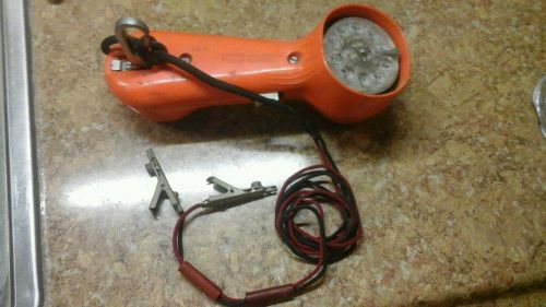 Vintage GTE Linemans Orange Rotary Dial Butt Set Tets Set Automatic Electric