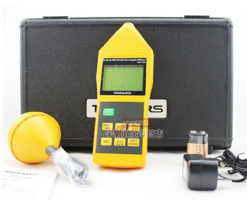 3 AxisTENMARS TM-196 Electrosmog RF Field Microwave EMF Meter Tester 10MHz~8GHz