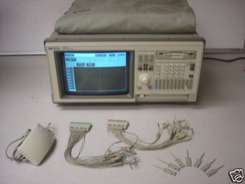 HP Agilent 1664A Logic Analyzer 34 Ch &amp; Leads/Mouse/OS