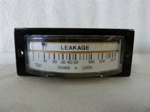 EIL Instruments Leakage OHMS x 1000 Meter