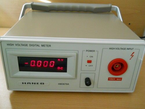 NEW DIGITAL 10KV AC/DC VOLTMETER HIGH VOLT /  VOLTAGE METER,MONITOR,TESTER,HIPOT