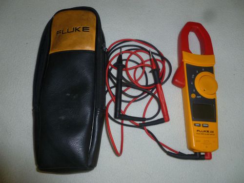 FLUKE 336 TRUE RMS CLAMP METER W LEADS CASE DIGITAL MULTIMETER WORKING AC DC &gt;