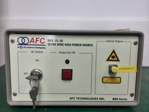 JDSU / AFC BBS 15/16 Ultra Wide High Power Broadband Source,/Flattened Output