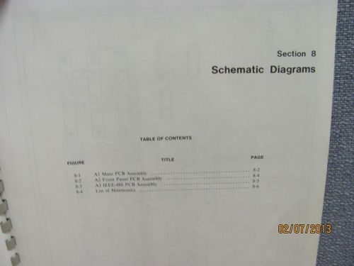 Fluke model 1120a: ieee-488 translator - instruction manual w/schematics for sale