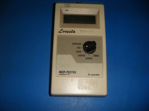 Mitsubishi Loresta FP MCP-T200 Tester No AC Adapter or Probe  *Qt29