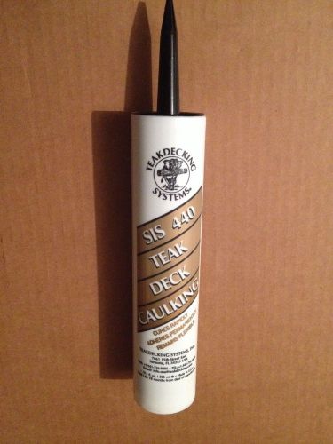 Teak decking systems sis440 black 10 oz. cartridge teak deck caulk for sale