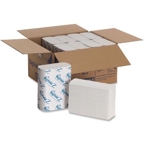 Georgia-pacific bigfold z premium towels -220 per pack - 10 packs - white for sale