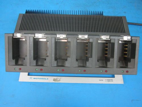 Motorola mx300 / stx multi unit rapid charger ntn4831a for 6 units for sale