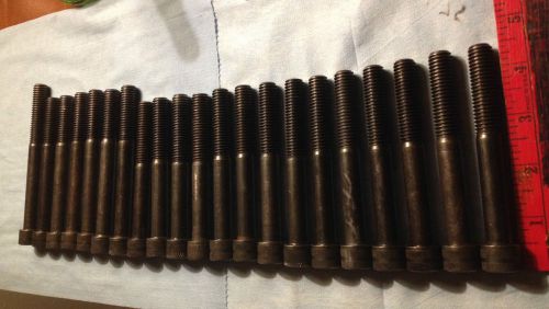 1/2&#034; x Mixed Lot, Socket Head Cap Screw, Bolt,TPI 13, Black Oxide Steel, 21Pcs.