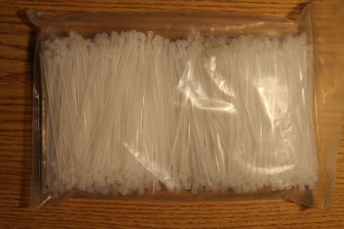 2000 Pieces 4 IN Natural ZIP TIES  WIRE CABLE Tie