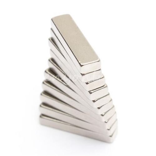 50pcs strong ndfeb n35 neodymium block rare earth home fridge magnets 20x5x3mm for sale