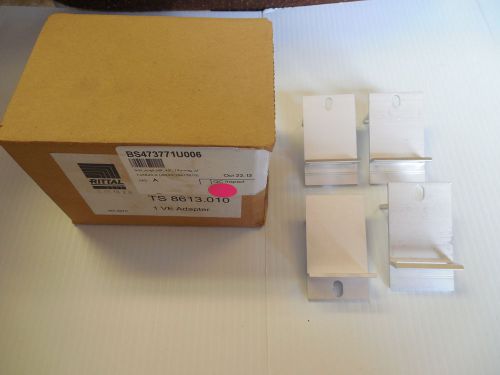 NEW RITTAL LOT OF 4 ANGLE BRACKET 1VE ADAPTER TS 8613.010 BS473771U006