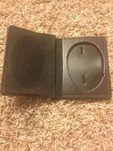 Black Bladetech/Looper Leather Badge Wallet