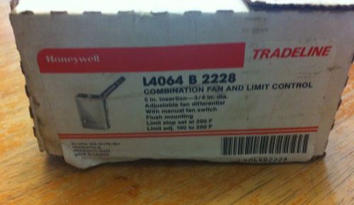 Honeywell L4064 B 2228  Fan and limit control 5&#034;