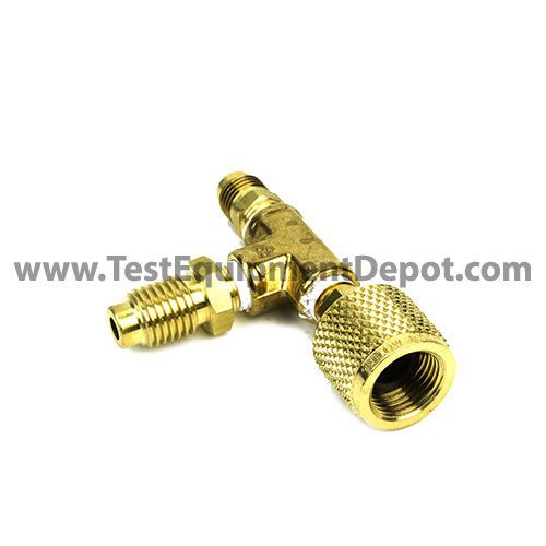 Yellow jacket 36019 3/8&#034; pump adapter w/ 1/4&#034; flare and 1/2&#034; acme male fittings for sale