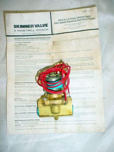 NOS Skinner Honeywell Valve LC2LA3150N 24VDC 5-150 PSI