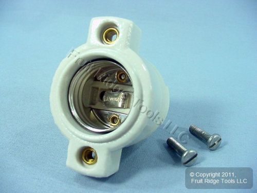 Leviton Porcelain Front Mount Lamp Holder Light Socket 9885