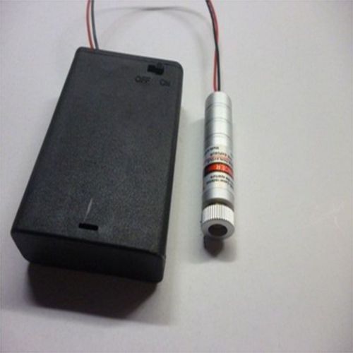 High-Power 250mW Focusable Laser Module + Battery Case