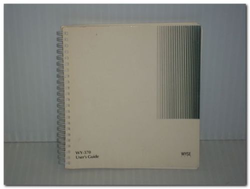 Wyse wy-370 wy370 keyboard user&#039;s guide manual original for sale