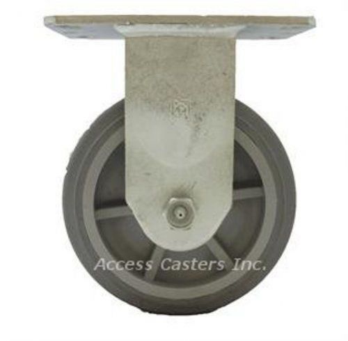 6plpnr 6&#034; x 2&#034; rigid plate caster, non-marking wheel, 550 lbs capacity for sale