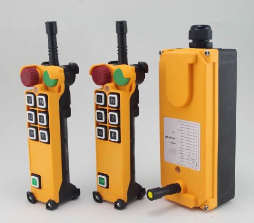 120v 3 motion 1 speed 2 transmitters hoist crane remote controller system e-stop for sale