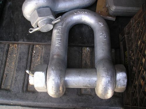 Shackle / clevis 2-1/2&#034;  55 ton  **new** for sale
