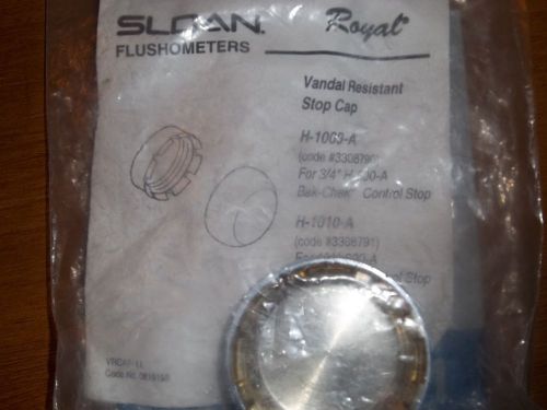 Lot of (3) Sloan H-1009-A Vandal Resistant Stop Cap Kit for H-600A(3/4&#034;)