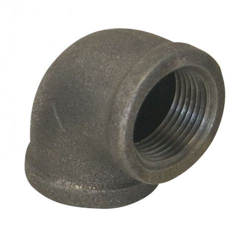 Ez-Flo 78235 Black Malleable 90i 3/4 ° Elbow