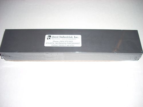 Kta-dta 140 rietschle pump part #526627 set of 6 new replacement vanes for sale