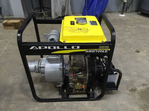 NEW Apollo 4&#034; Yanmar Diesel Water Pump W/ Electric Start &amp; New Batt Agriculture