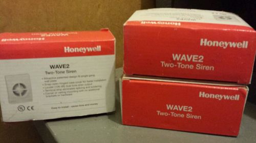 3 HONEYWELL WAVE2 TWO-TONE SIRENS