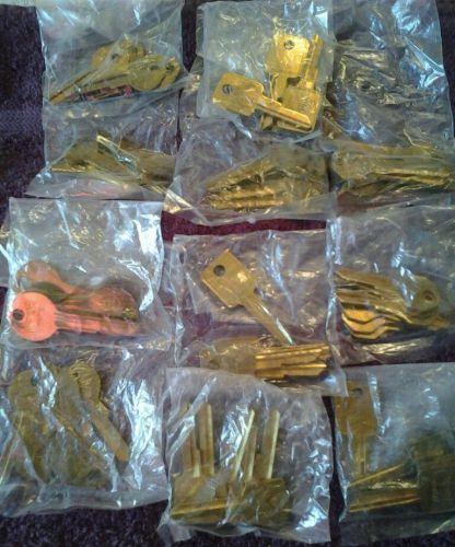 Over 1 Lb. / Vintage UNCUT STAR KEY BLANKS Assortment