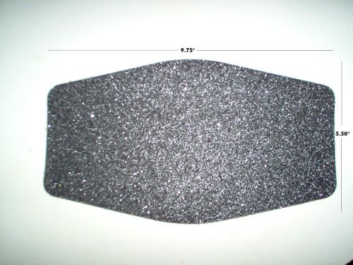 (10) Self adhesive Black Abrasive Tread Pads, Anti Slip Non Skid