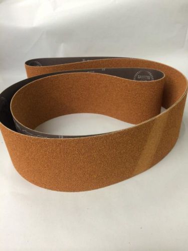 NEW *Set of 5* Cork Polishing Finishing Sanding Belts 4&#034; x 106&#034; FREE SHIPPING