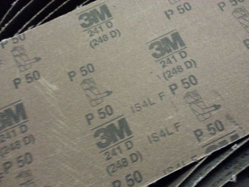 3M 6&#034; X 60&#034; , 241D SANDING BELTS P50 GRIT (20 PC LOT)