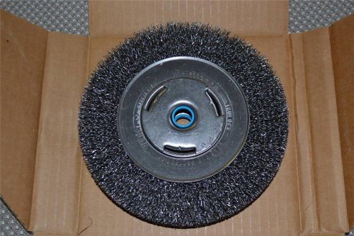 ONE NEW Weiler 6&#034; Bench Grinder Wheel - ow-6  WIRE SIZE .014 804-06645