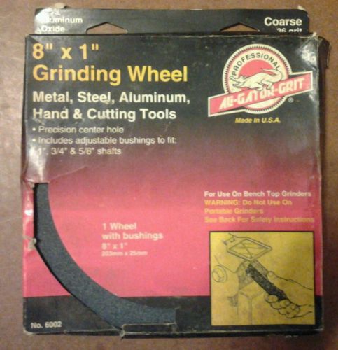 Ali-Gator Grit 8&#034; x 1&#034; Grinding Wheel