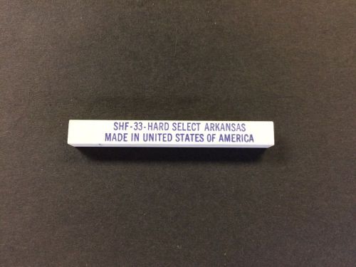 Norton 85270 SHF-33  3/8&#034; Square, 3&#034; Long, Arkansas Hard Select Stone, New