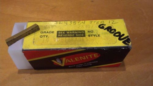 10 Unused Valenite VDB-188-A-015 VN8 Inserts